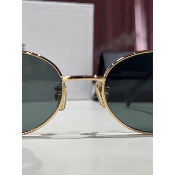 Celine Triomphe Metal 01 Oval Sunglasses – Metal Frame (54-18-135) - Picture 3 of 9